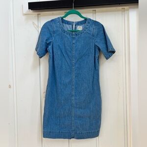 J Crew Denim Shift Dress